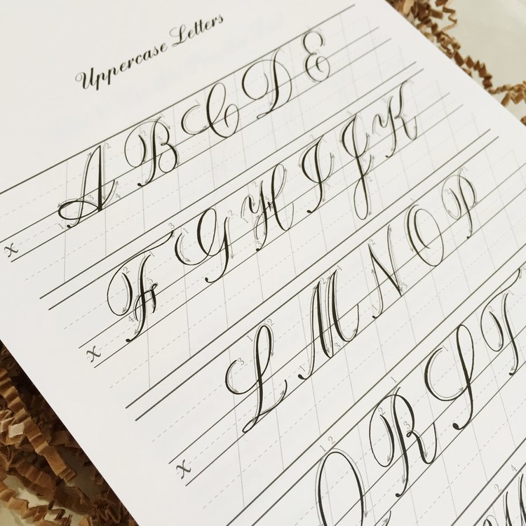 Copperplate Pads Ver 2 0 By Logos Calligraphy CforCalligraphy